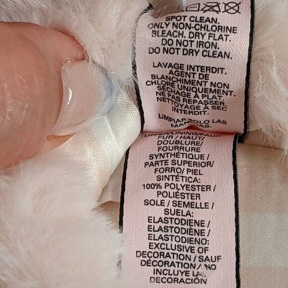 NWOT - VICTORIA'S SECRET Signature Satin Slippers - Picture 9 of 11